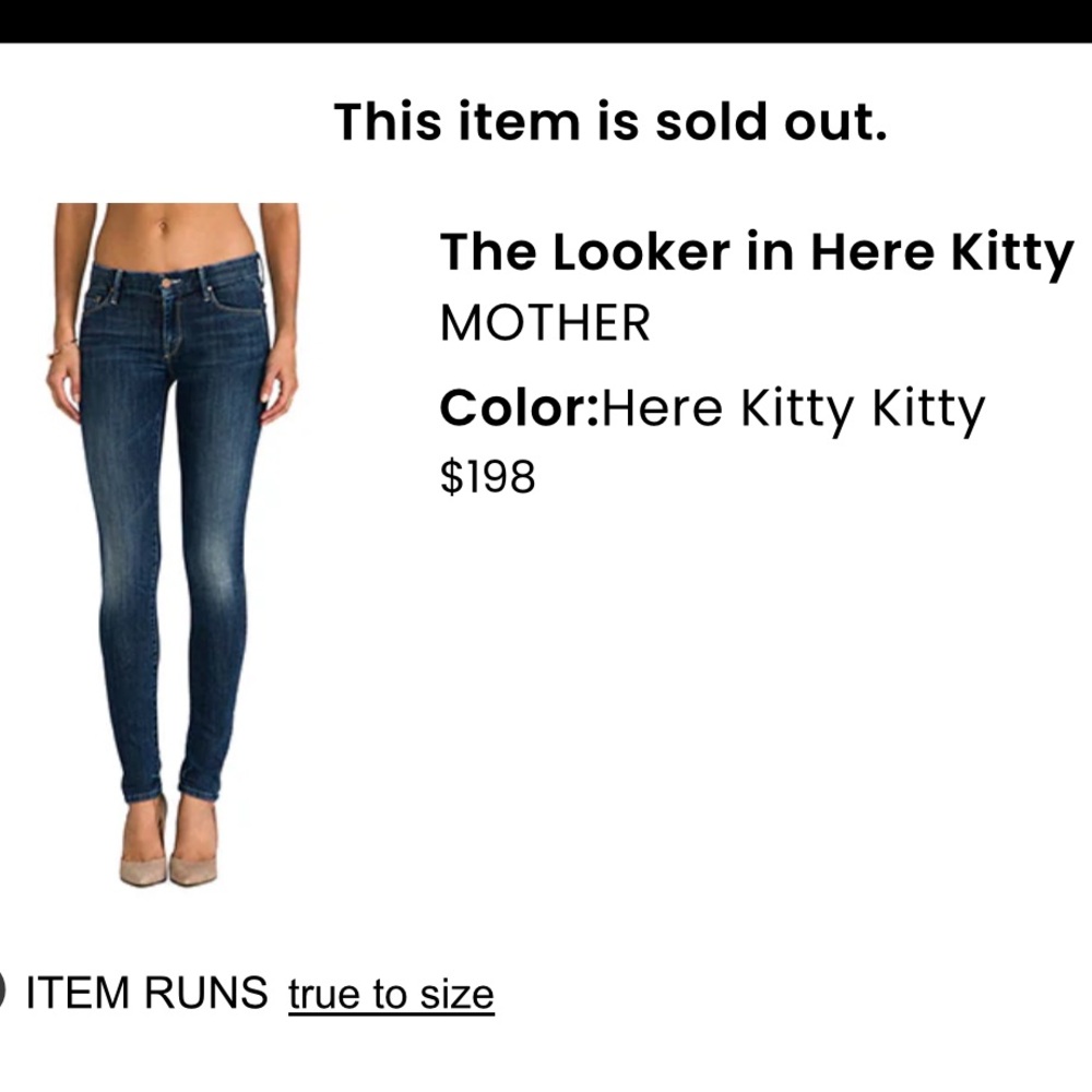 Mother size 26 jeans